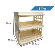 Century PVC 515 Multi Purpose Rack 4 Tier 3 Tier | Kitchen Bathroom Shoe Book Rack