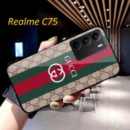 Shiny Glass Case For REALME C75 - C75 Mobile Phone Protector - REALME C75 Case - Casing hp C75 -A168