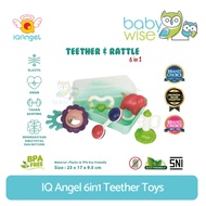 IQ Angel 6in1 Teether Toys - Baby Teether
