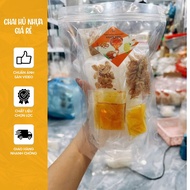 2-sided stand-up bottom zip bag, beautiful clear zip bag