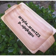 Mahogany wooden tray 20x38cm
