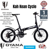 OYAMA FOLDING BIKE TAIWAN (ORIGINAL) - Fbi Ax3 - Basikal Lipat - 折叠自行车 - Wheel Sizes 20 Inch / 406