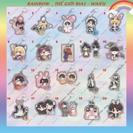 Payback mica keychain 5cm, acrylic keychain Revenge manhwa bl