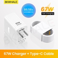 BKWHALE 33W SUPER VOOC Sạc nhanh Type-C Sạc cáp sạc nhanh 67W 80W Adapter