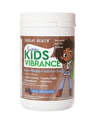 [USA]_Vibrant Health - Super Kids Vibrance, Greens, Vitamins, Probiotics, and Protein, Cool Chocolat