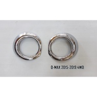 Fog Lamp Cover Chrome Plated D-MAX 1.9 Year 2016-2019 4WD 4x4 Raised Height F4 (UNQ)