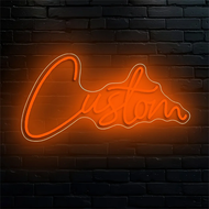 【EX hot】 Custom Name Neon Sign Baby Birthday Party Gift Kid Room Home Wall Decor Led Name Sign Dorm 