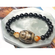 Tibetan Dzi Beads Aquarius Dallas Dzi Beads Tibetan Old Mine Dallas Aquarius Dallas 22.3 X18.2mm