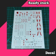 Water Decal HG 1/144 Barbatos Hirm Ver. Plastic Model kit Decal