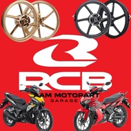 ORIGINAL RACING BOY RCB SP522 SPORT RIM HONDA RS150R RS150 RSX150 160/160*17INCH MATT BLACK / BLACK 