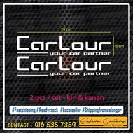carlour sticker roof box 2 keping / carlour roof box car sticker alza exora mpv suv