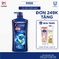 Dầu Gội Sạch Gàu Clear Men Cool Sport Bạc Hà Đánh Bay Gàu Ngứa Và Vi Khuẩn Mát Lạnh Cực Đỉnh Suốt Ng