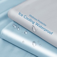 Ice Cooling Waterproof Mattress Frozen/Fitted Sheets/Bedsheet(Single/Super Single/Queen / King) SG in stock