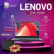 LAPTOP LENOVO S145 TERBARU INTEL N4000 RAM 8GB SSD 512GB LAYAR 15.6"