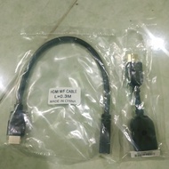 kabel hdmi male female extension 10cm 30cm 1.5m