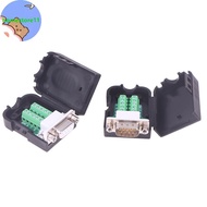 Homestore DB9 Serial Adapter RS232/485/422 Connector Male Female 9 Pin Breakout Terminals Connector 