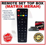 Remote Set Top Box Matrix Apple Merah Remot STB