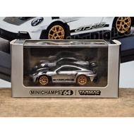 1/64 MINICHAMPS X TW Porsche 911(992) GT3 RS GT Silver Metallic Limited 999 pcs. 全新未拆封，包普快。