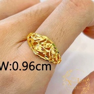 Xing Leong 916 Gold Fashion Ring Cincin Fesyen Emas 916