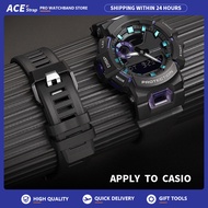 Apply to CASIO G-SHOCK GBA-900-1A & GBA-900-4A Watch Strap, Waterproof Silicone Rubber Replacement B