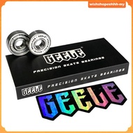 [WishshopeehhhMY] 8x Skateboard Bearings 608 High Carbon Steel Bearings, Double Rubber Sealed Shield