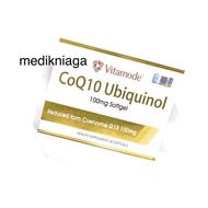 HALAL ( from Japan ) Vitamode CoQ10 Ubiquinol ( with original hologram sticker )100mg 30 softgels