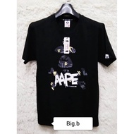 READYSTOCK AAPE T Shirt Size-S-xxl plus3xl 9XL Aape Anime Shirt Men unisex T Shirts Clothing