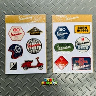 Sticker Pack Vespa 80th Anniversary MerchandiseOriginal