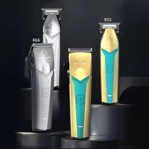 Madeshow R66 Professional Hair Clipper Man Hair Trimmer R55 0MM Cutter 7200 rpm Hair Cutting Machine