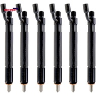 Set of 6 Fuel Diesel Injector 3802097 3908507 3918432 For Cummins 4BT 3.9L 6B5.9L 6CT 8.3L / 210HP e