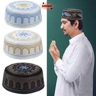 JUNMPER Muslim Hat Fashion Embroidery Saudi Arabian Musliman Turban