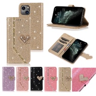 Fashion Case For Samsung Galaxy A17 A56 A36 A26 A16 A13 S25 FE S25+ S24 s25 ultra Wallet Casing Love