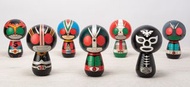 日本 代購 6款 日本製 假面騎士 kamen rider 幪面超人 舊2號 戰鬥員 舊1號 V3 幪面超人 Stronger 木公仔 職人 匠人 手工製 傳統 工藝品