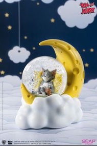 Tom and Jerry Cheese Moon Snow Ball 湯姆貓與傑利鼠 起司月亮水晶球 絕版