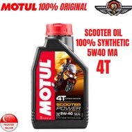MOTUL SCOOTER POWER 4T 5W40 MA FULLY SYNTHETIC ENGINE OIL 1L