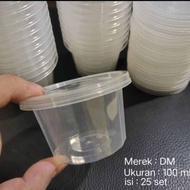 isi 25pcs cup jelly 100ml / 150ml cup jelly DM cup puding cup agar cup selai