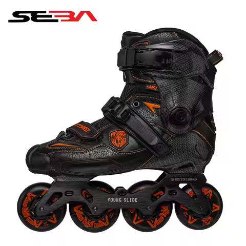 100% Original SEBA IGOR2 MST YOUNG Slide Adult Inline Skates Roller Skating Shoes Flat Frame Slalom 