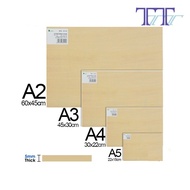 Wooden Drawing Board , Art Carving Wood-Based Panels Board , Basswood Board ,Sketchpad - 1pcs (A2 /A