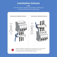 Tuya 3 Phase Energy Meter Power Monitoring Real-Time Measure Consumption 63A Tuya Zigbee Hub Control