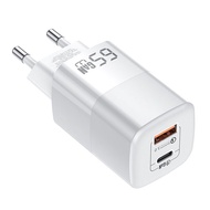 [มาแรง] KUULAA เครื่องชาร์จ USB C 65W GaN PD QC 4.0 3.0 Type C ที่ชาร์จสำหรับไอโฟน14 13 12 11 Max Pr