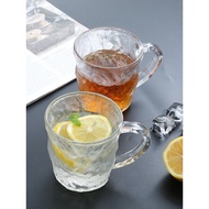 Discount Glacier Glass Household Japanese Water Cup Female Breakfast ins Style Beer Juice Coffee Tea