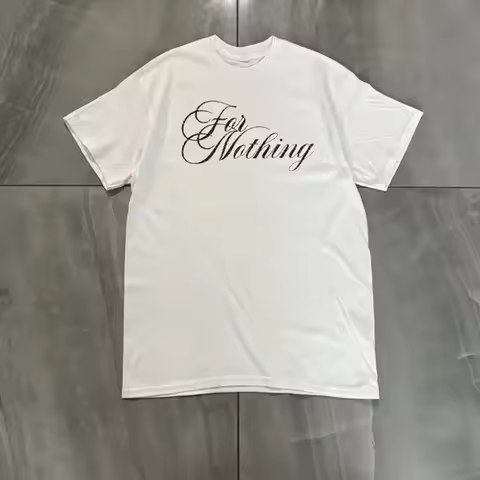 Nine Vicious For Nothing Album T-Shirt Merch Y2K Nettspend Osamason Che 2Hollis Jaydes Fakemink Cher