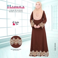 JUBAH ABAYA AFIYAH LACE BATU WITH SIDE POCKET HOT SELLING ABAYA 2025