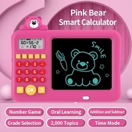 Kids LCD Writing Tablet - Digital Math Learning Game Drawing Board / Papan Tulis LCD Matematik Untuk