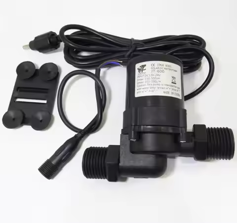 JT-600 DC 12V 24V Water Booster Pump Brushless Silent Solar 4.5M 1000L/H