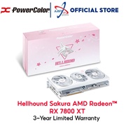POWERCOLOR HELLHOUND SAKURA AMD Radeon RX 7800 XT 16GB GDDR6 GRAPHICS CARD ( RX7800XT 16G-L/OC/SAKUR