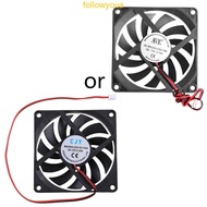 fol 8CM CPU Cooling Fan 2600RPM 8010 DC Brushless Desktop PC Cooler Radiator