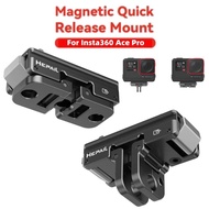 Magnetic Quick Release Mount for Insta360 Ace Pro/Ace 磁吸快拆挂脖支架 第一視角拍攝固定底座