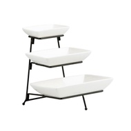 SSF 3 Tier Serving Tray Bekas Hidang Mangkuk Hidang Raya Pinggan Bertingkat