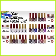 → ➦ ◧ YOKO Nail Polish Set 6pcs 9.9ml